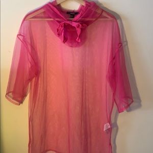Nylon pink jersey